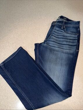 Reclaim Blue Jeans Men’s 32x32 Regular Bootcut Dark Wash Denim Jeans